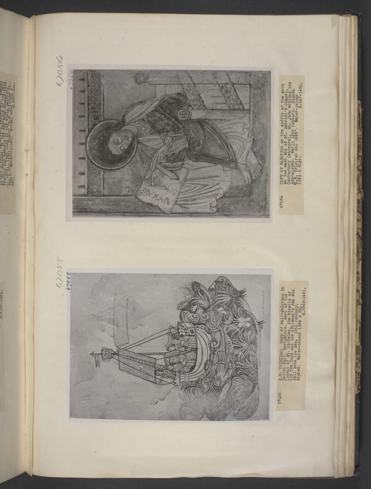 Drawing, Ernest William Tristram, 1930