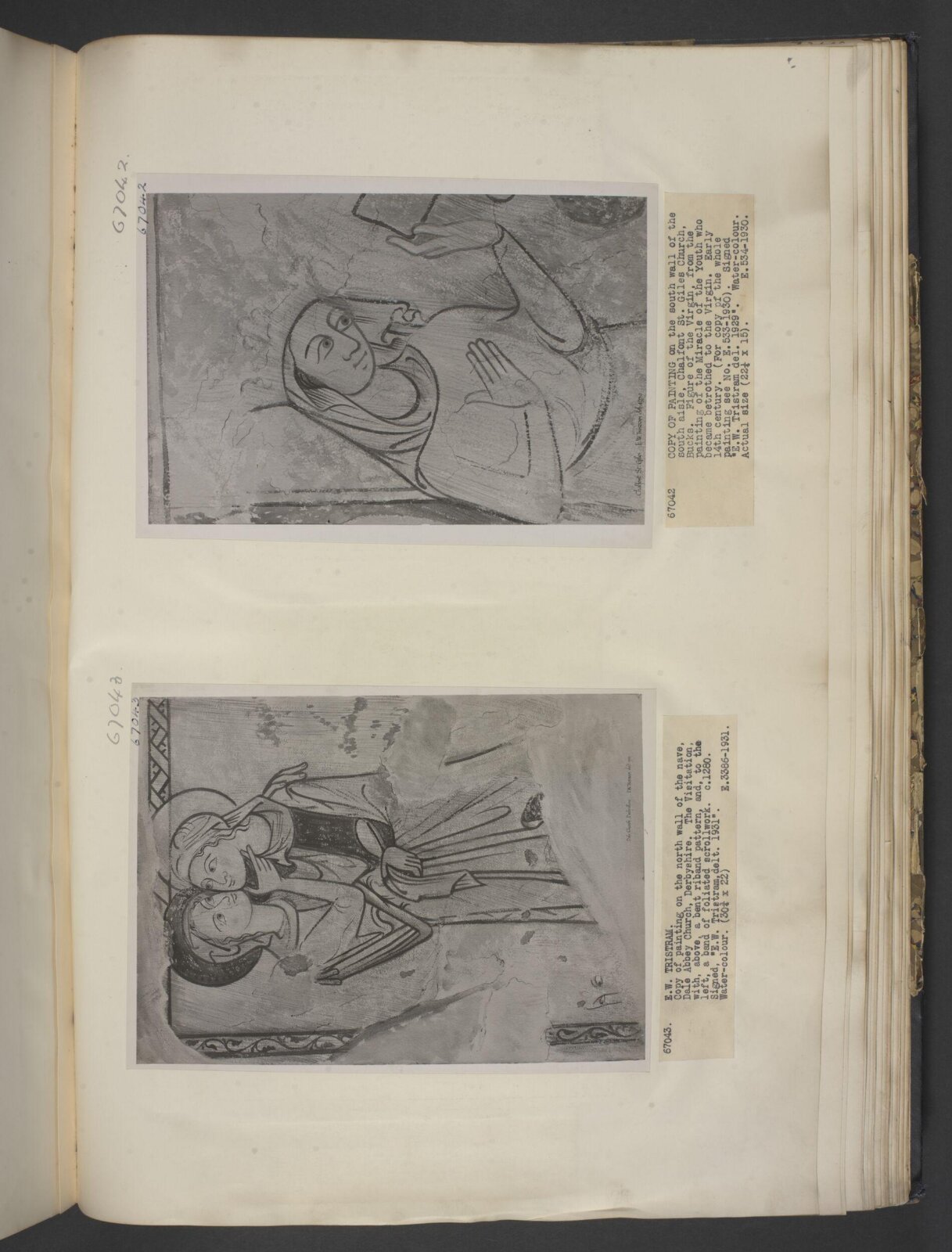Drawing, Ernest William Tristram, 1931