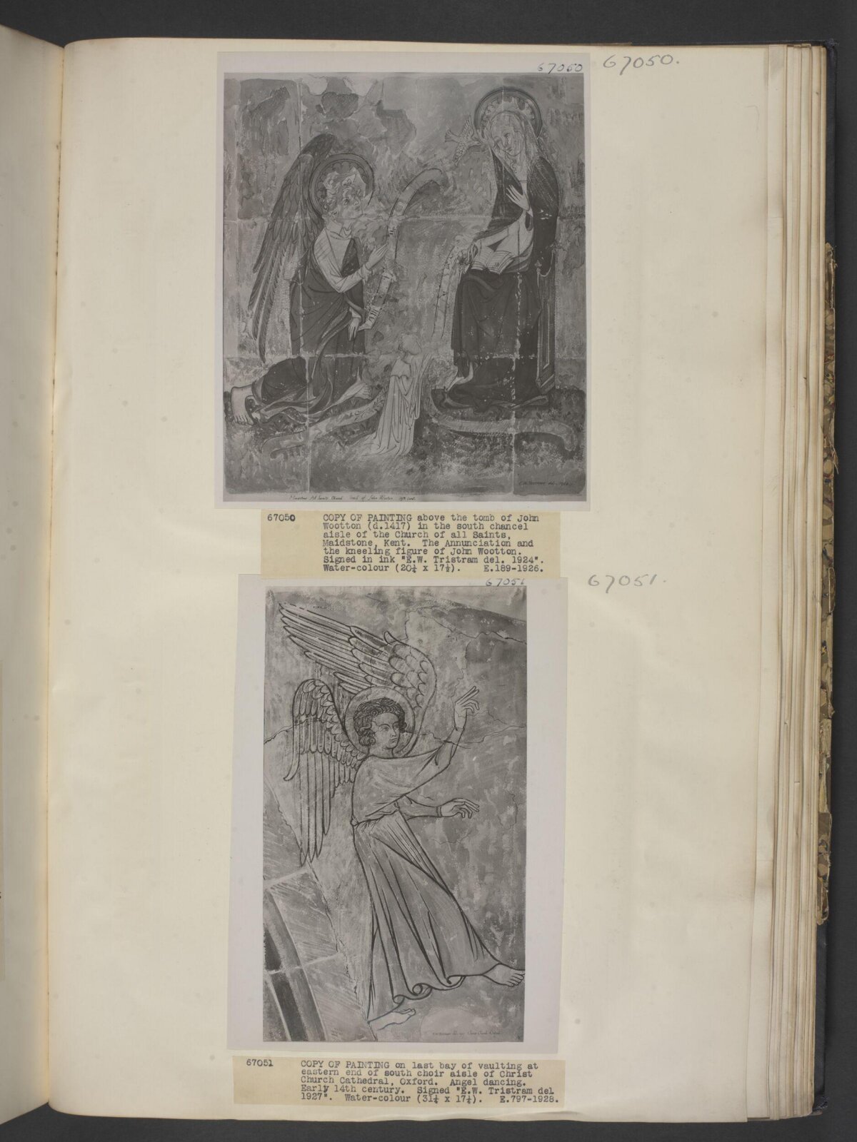 Drawing, Ernest William Tristram, 1927
