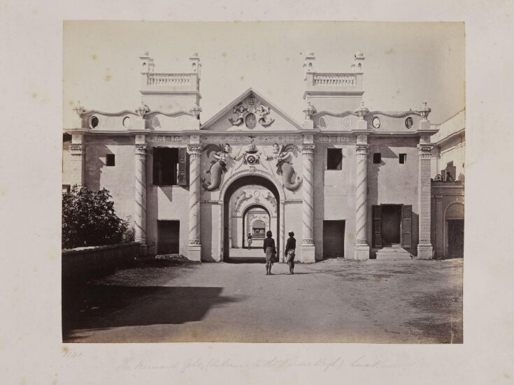 1041 - The Mermaid Gate (Entrance to the Kaiser Bagh), Lucknow top image