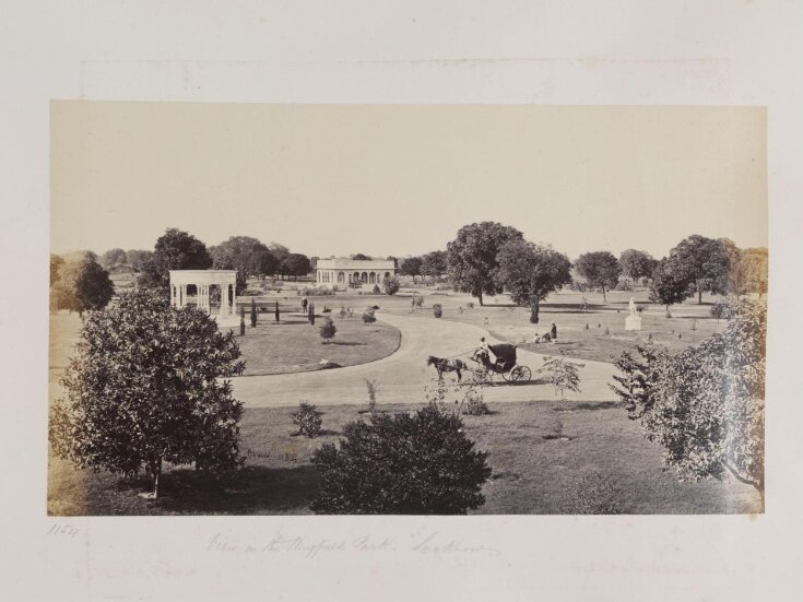 1154 View in the Wingfield Park, Lucknow. Bourne, Samuel V&A