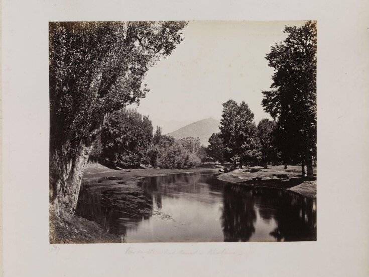 827 - View on the Dhul Canal, Kashmir top image