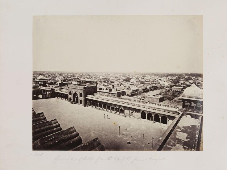 1345 - General View of Delhi from the top of the Jamma Masjid top image
