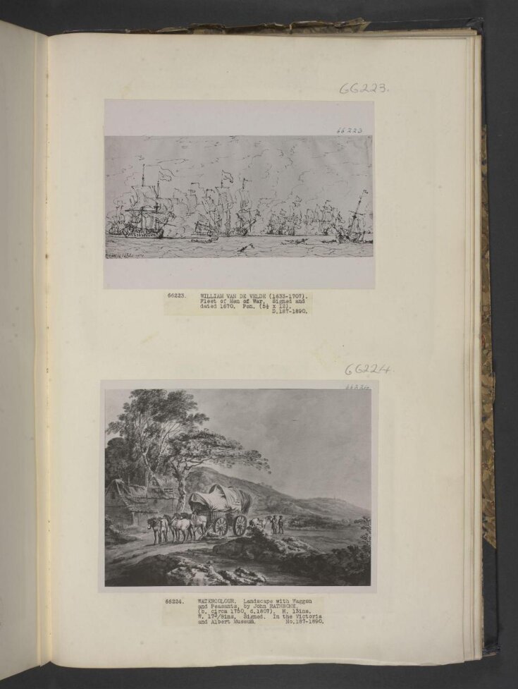 Landscape with wagon and figures top image