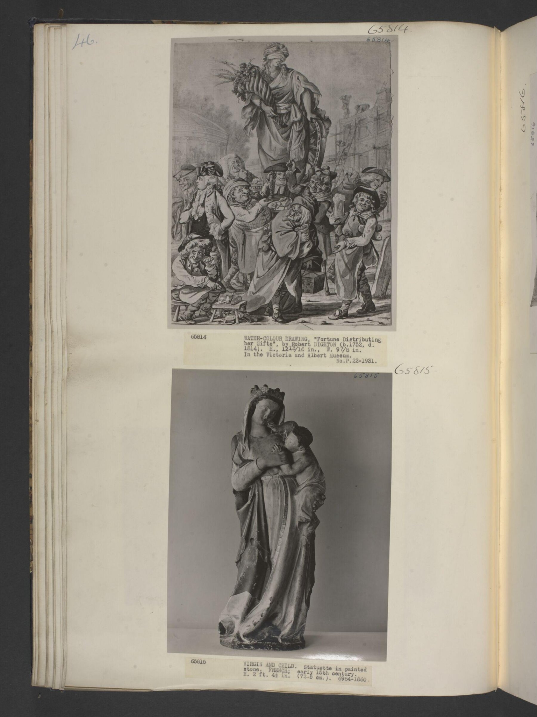 Fortune Distributing her Gifts, Robert Dighton, ca. 1770-1810