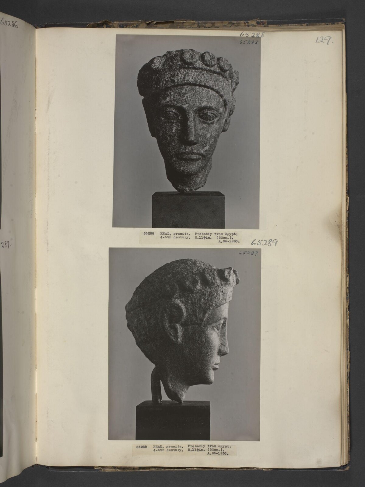 Head, 4th to 5th century