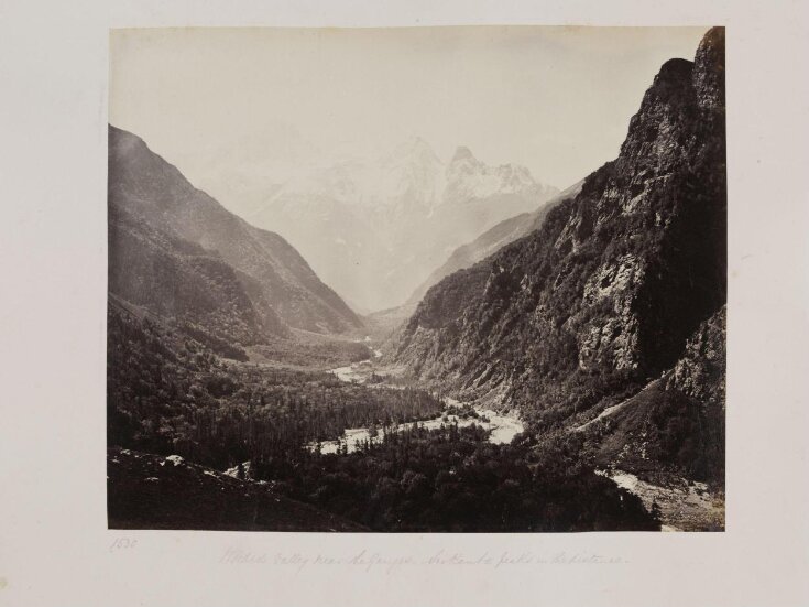 1535 - Wooded Valley near the Ganges, Srikanta peaks in the distance top image