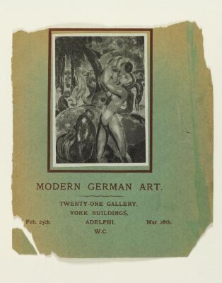 London: Twenty-One Gallery. Exhib. Catalogues