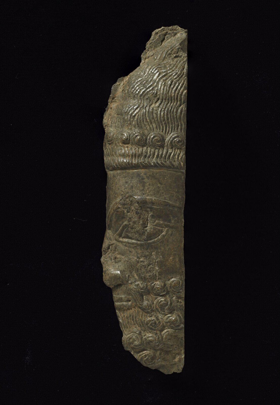Man's face, 350 BC