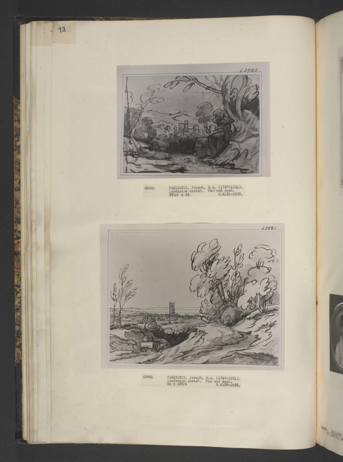 Drawing, Joseph Farington, 1747-1821