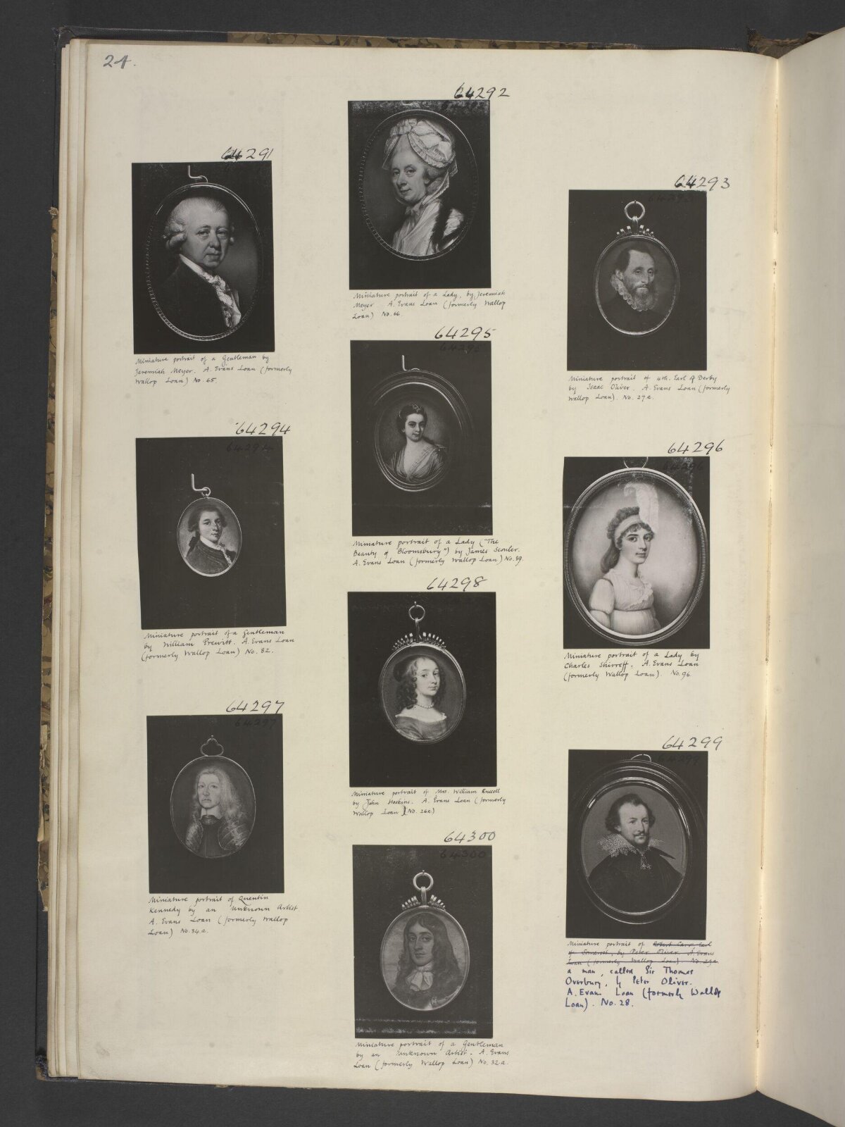 Portrait miniature, mid 17th century