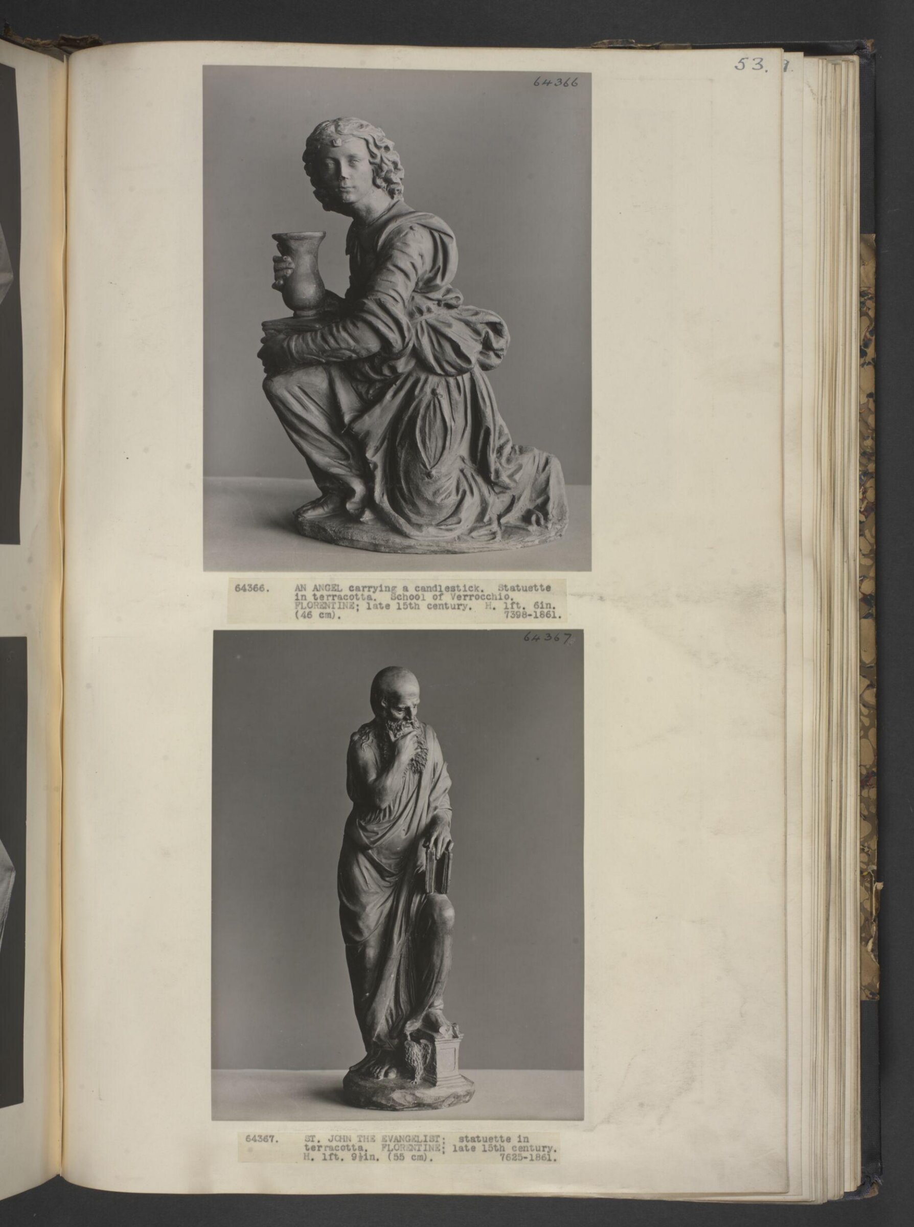 an Angel carrying a candlestick, Benedetto da Maiano, last quarter 15th century