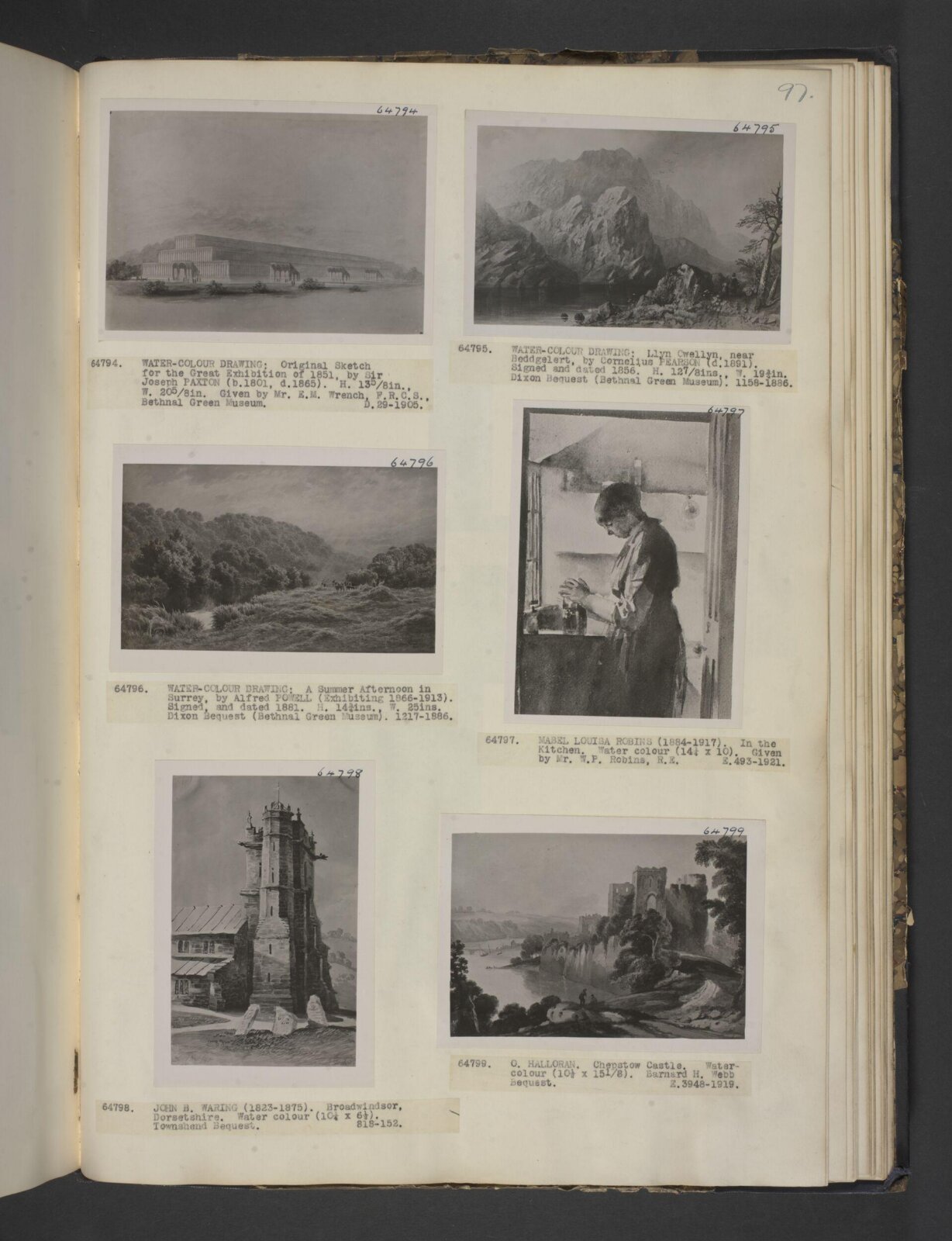Chepstow Castle, O. Halloran, 1827