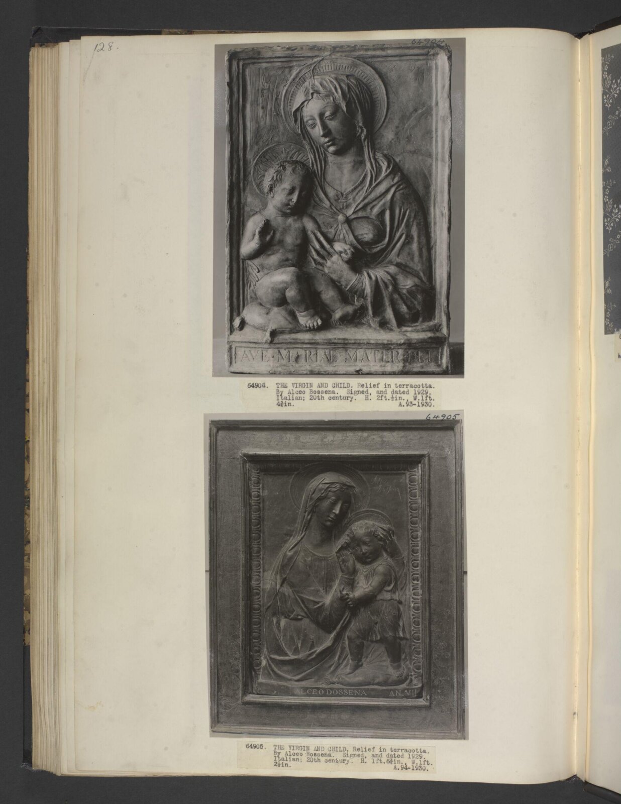 Relief, Alceo Dossena, 1929