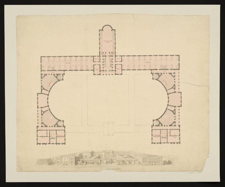 Design for University College Buildings, Gower Street top image