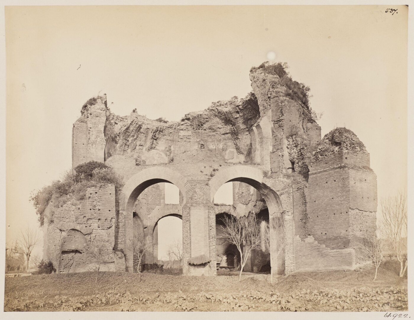 Parker, John Henry, Aqueducts - Nymphaeum (?) called the Temple or Pantheon (?) of Minerva Medica, near the Porta Maggiore, a Hall of Thermae of the third century