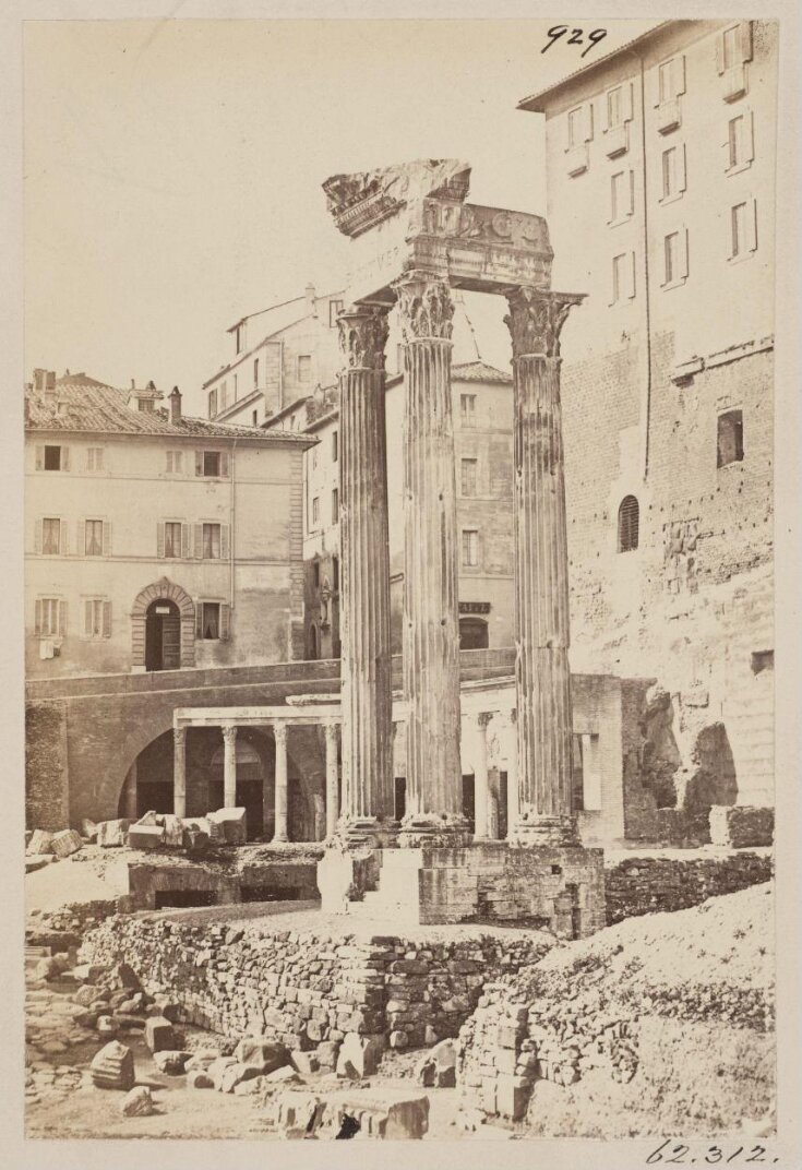 Forum Romanum - Temples of Vespasian and the Dei Consenti in the Clivus ...