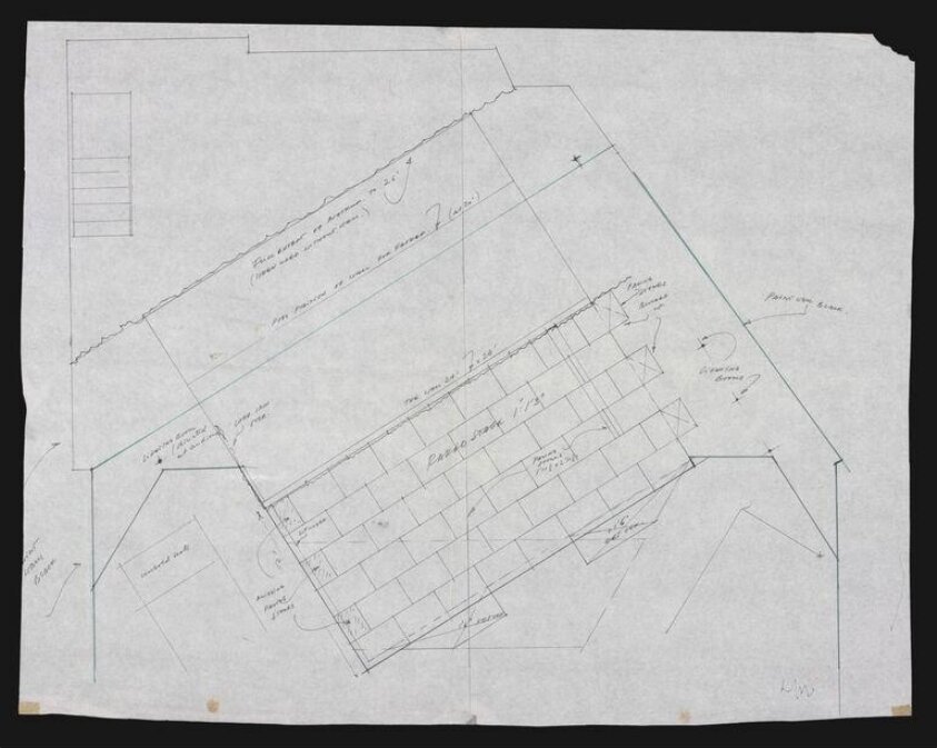 Preliminary theatre groundplan