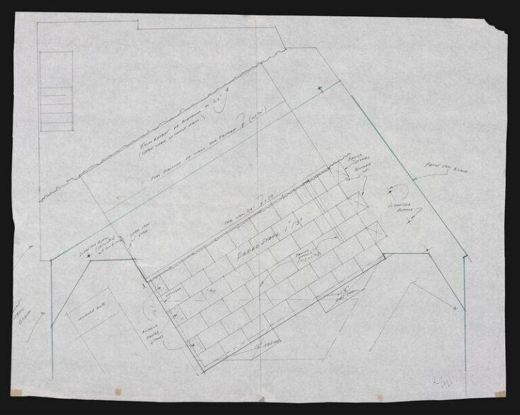 Preliminary theatre groundplan image