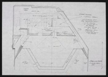 Preliminary groundplan for Greenwich Theatre