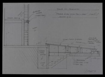 Plan for theatrical set elevation