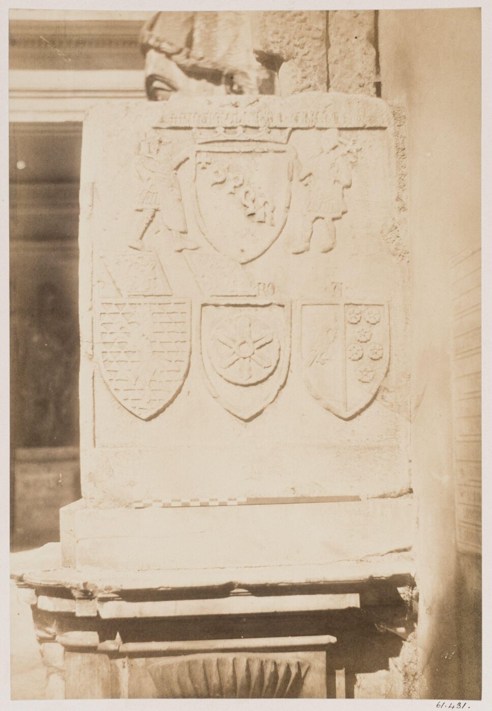 Parker, John Henry, Sculpture - Arms of the Roman Senate from the Tomb of Agrippina, now in the Palazzo de' Conservatori on the Capitol