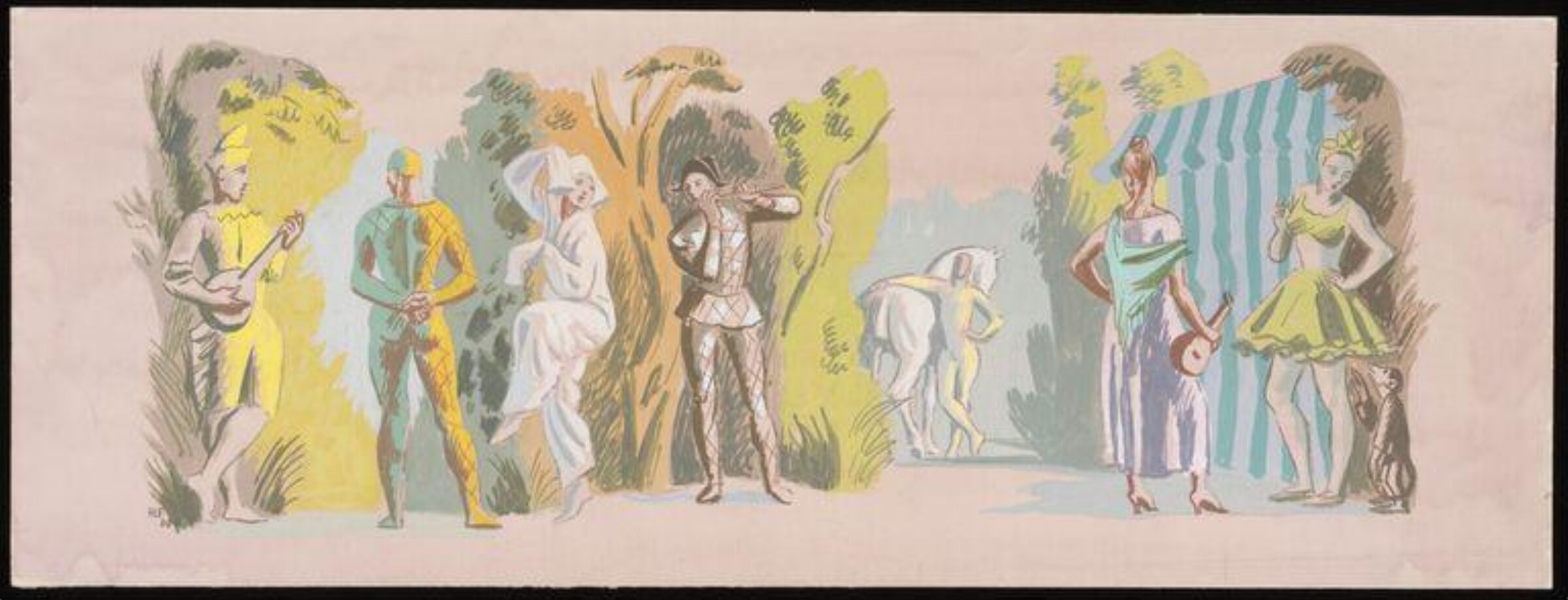 Painting, Hans Feibusch, 1960