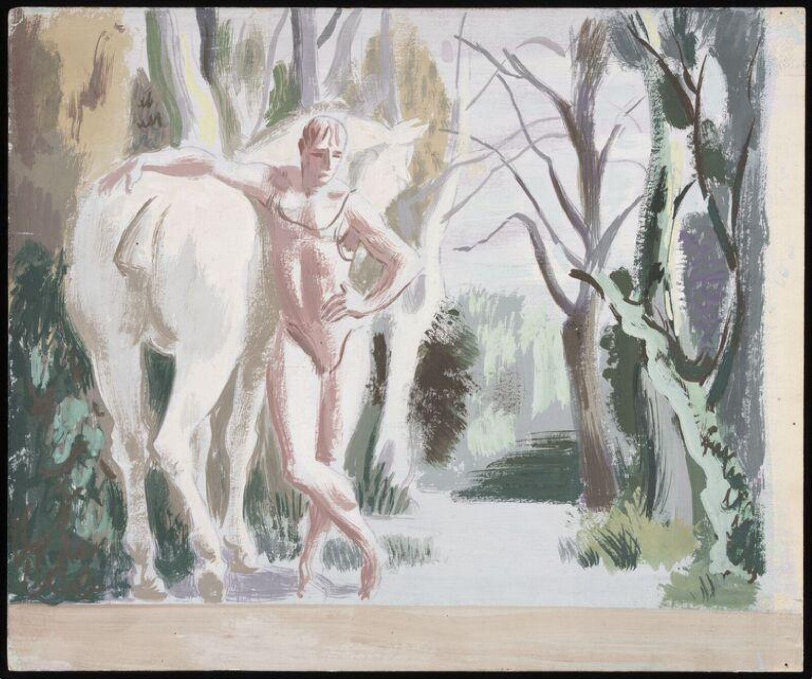 Painting, Hans Feibusch, 1946