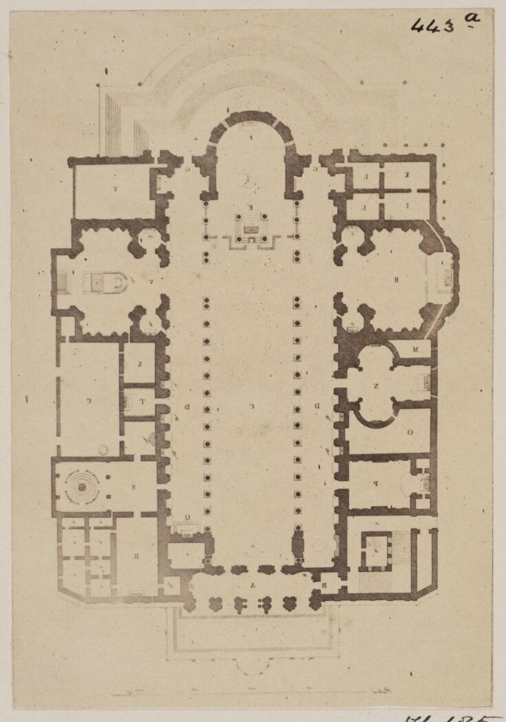 Church of Ara Coeli. Plan. top image