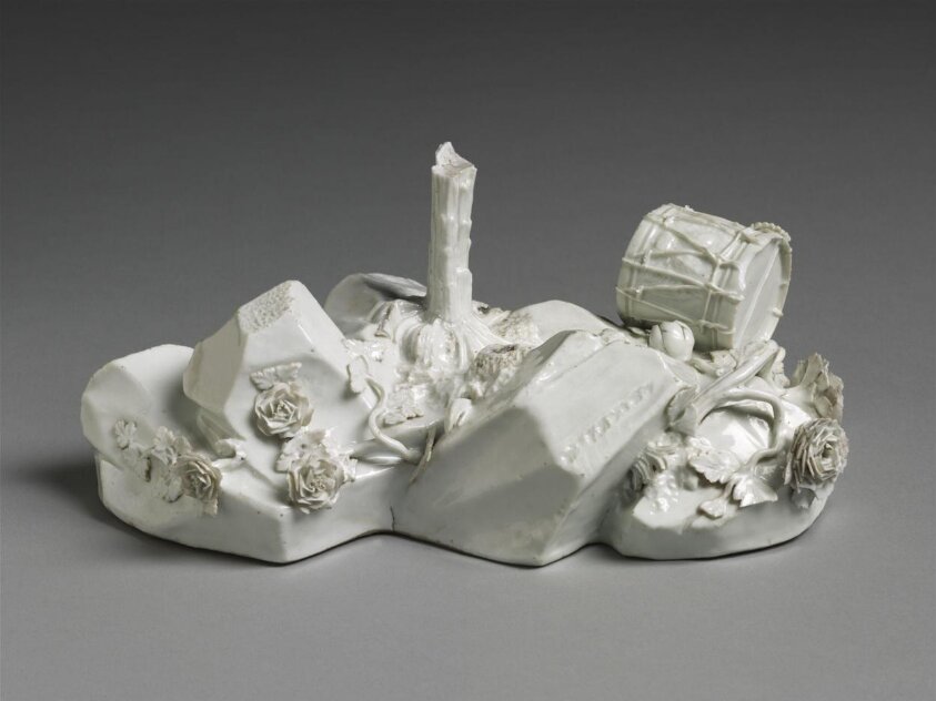 Section of the Reiterdenkmal porcelain table centrepiece