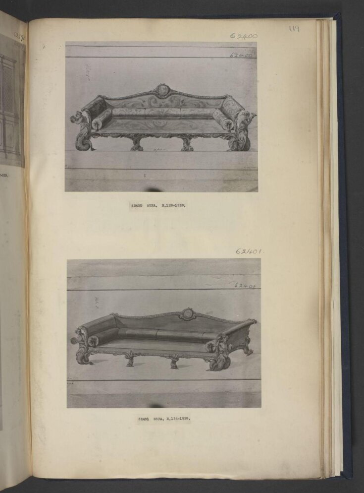 A Miscellaneous Collection of Original Designs, made, and for the most part executed, during an extensive Practice of many years in the first line of his Profession, by John Linnell, Upholsterer Carver & Cabinet Maker. Selected from his Portfolio's at his Decease, by C. H. Tatham Architect. AD 1800. top image