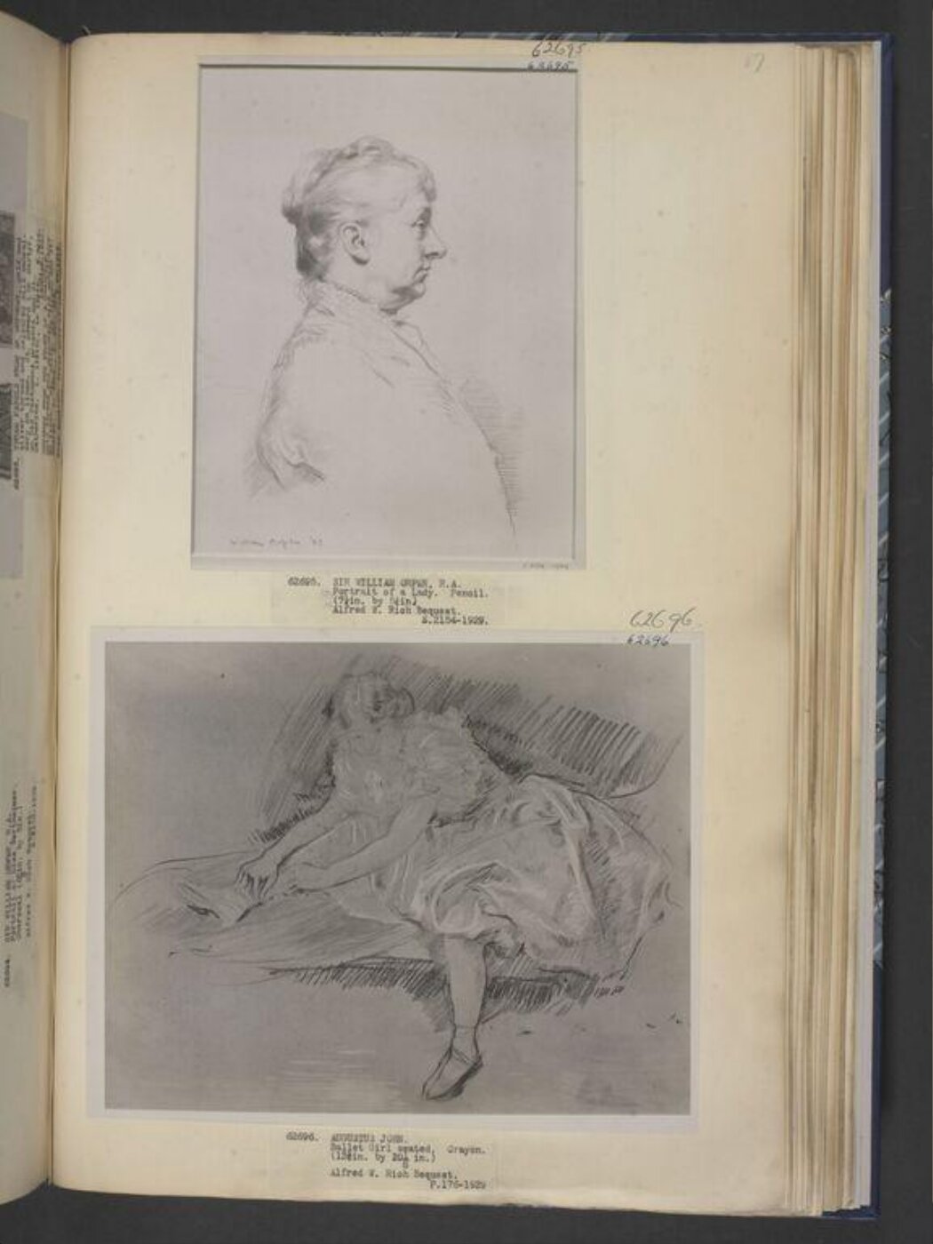 Unknown, A seated ballet dancer