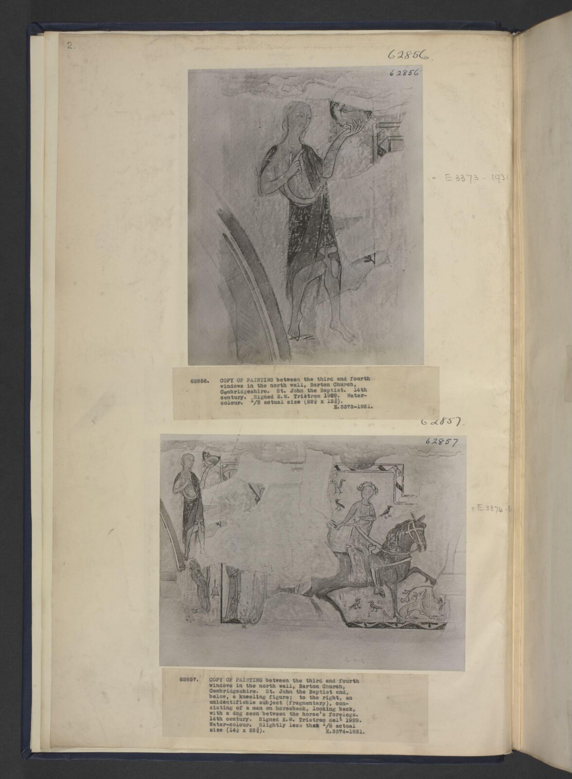 Drawing, Ernest William Tristram, 1929