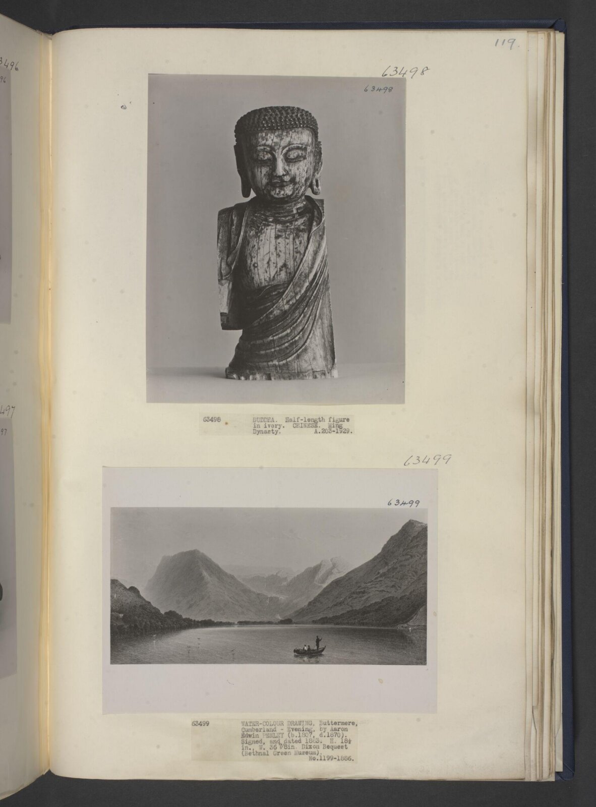 Buttermere, Cumberland : Evening, Penley, 1863