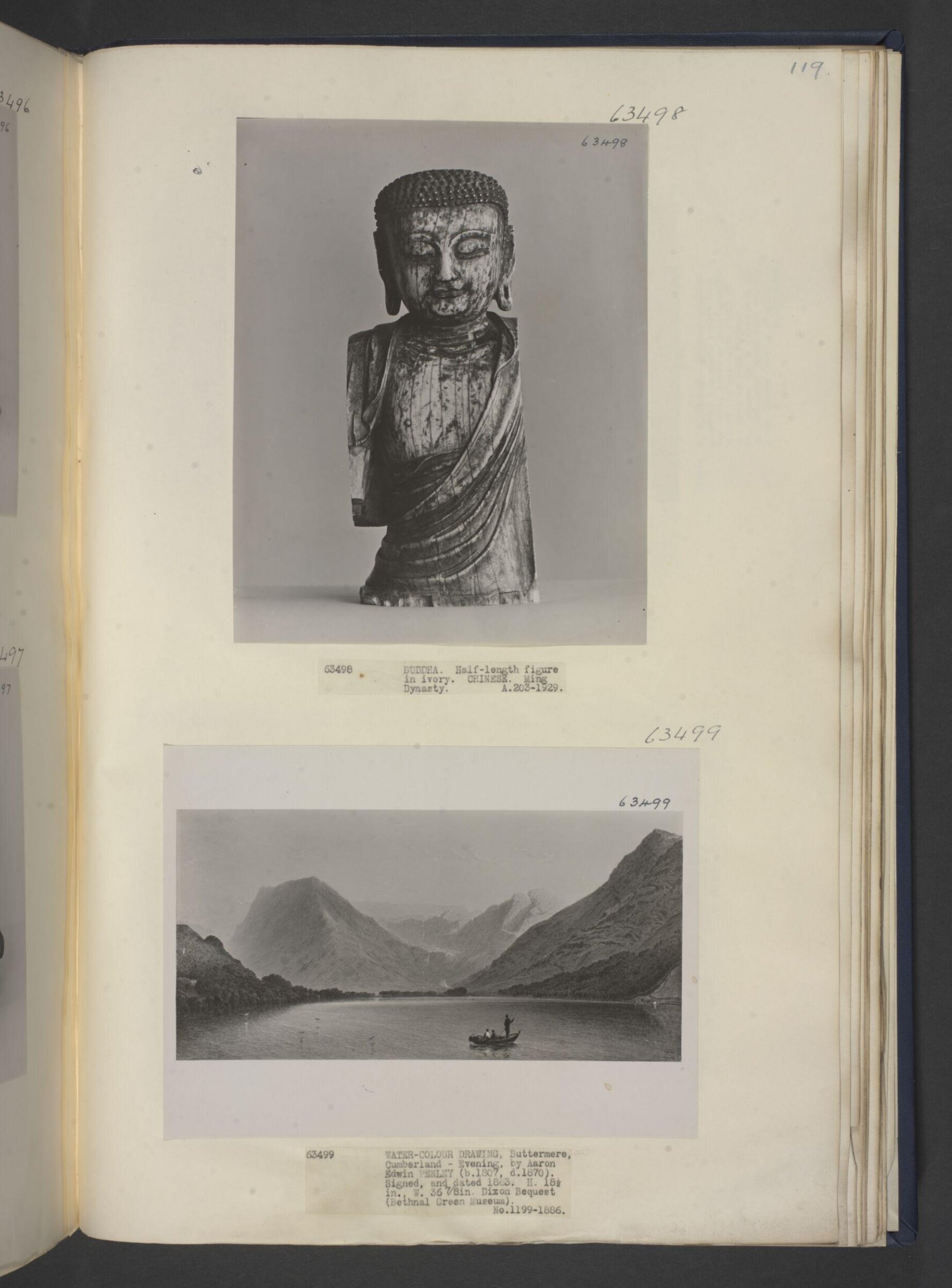 Buttermere, Cumberland : Evening, Penley, 1863
