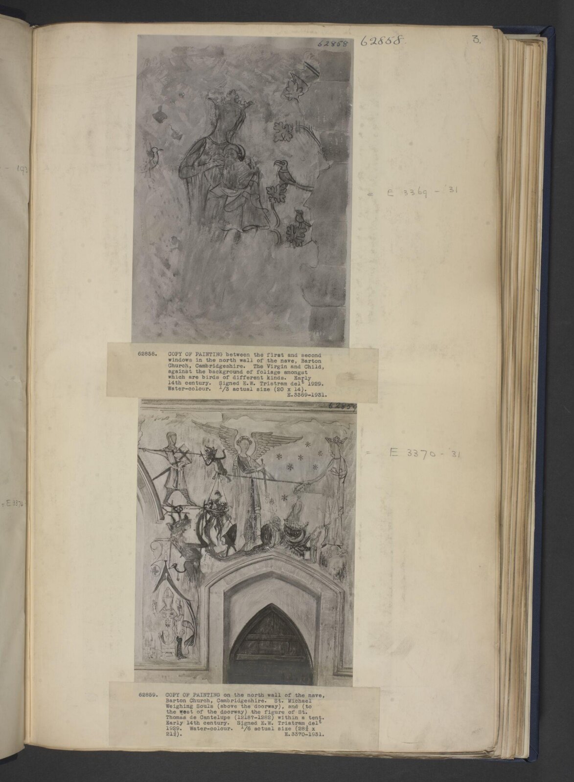 Drawing, Ernest William Tristram, 1929