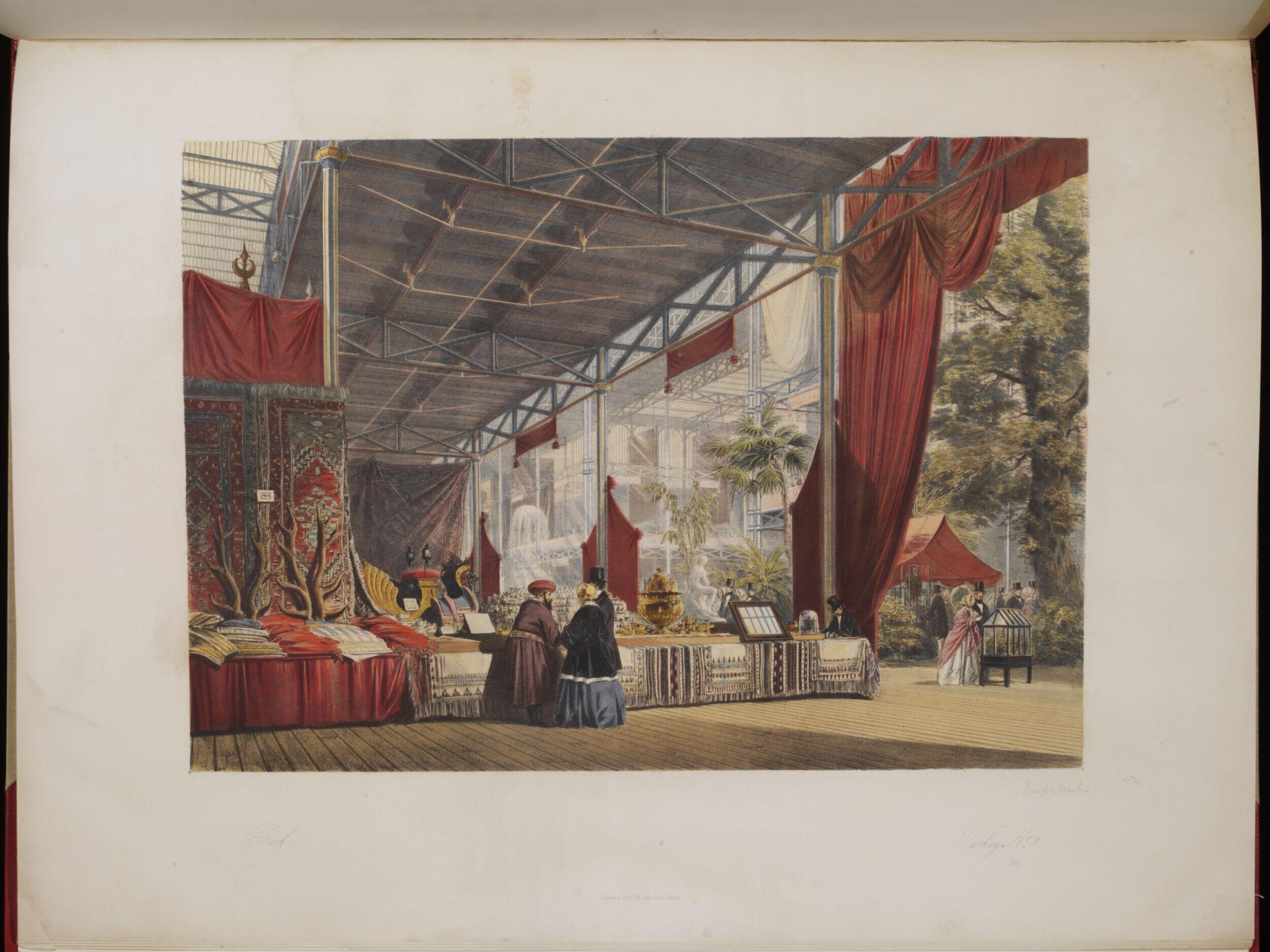 Dickinsons' comprehensive pictures of the Great Exhibition of 1851 : from the originals painted for His Royal Highness Prince Albert, by Messrs. Nash, Haghe, and Roberts ; published under the express sanction of H.R.H. Prince Albert, President of the Royal Commission, to whom the work is, by permission, dedicated