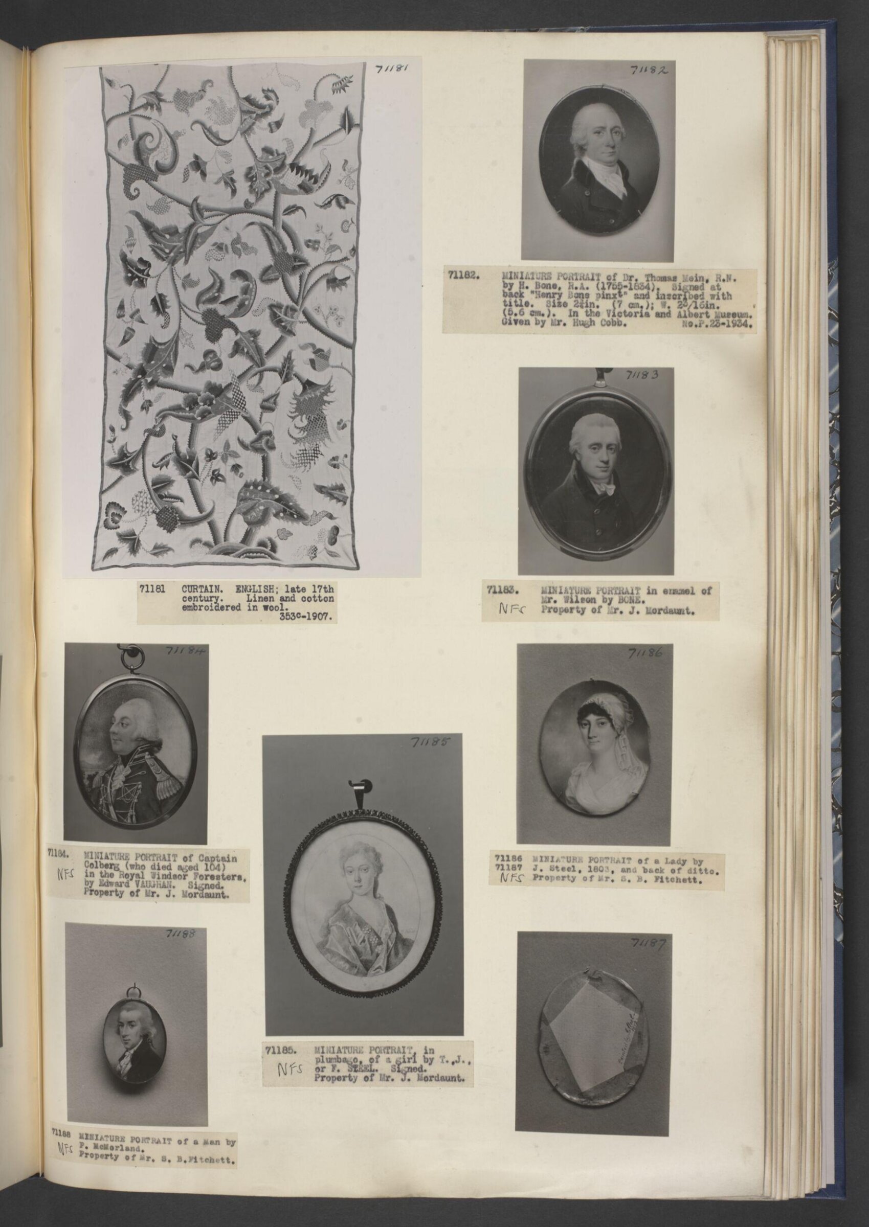 Dr. Thomas Mein, Henry Bone, ca. 1775-1825