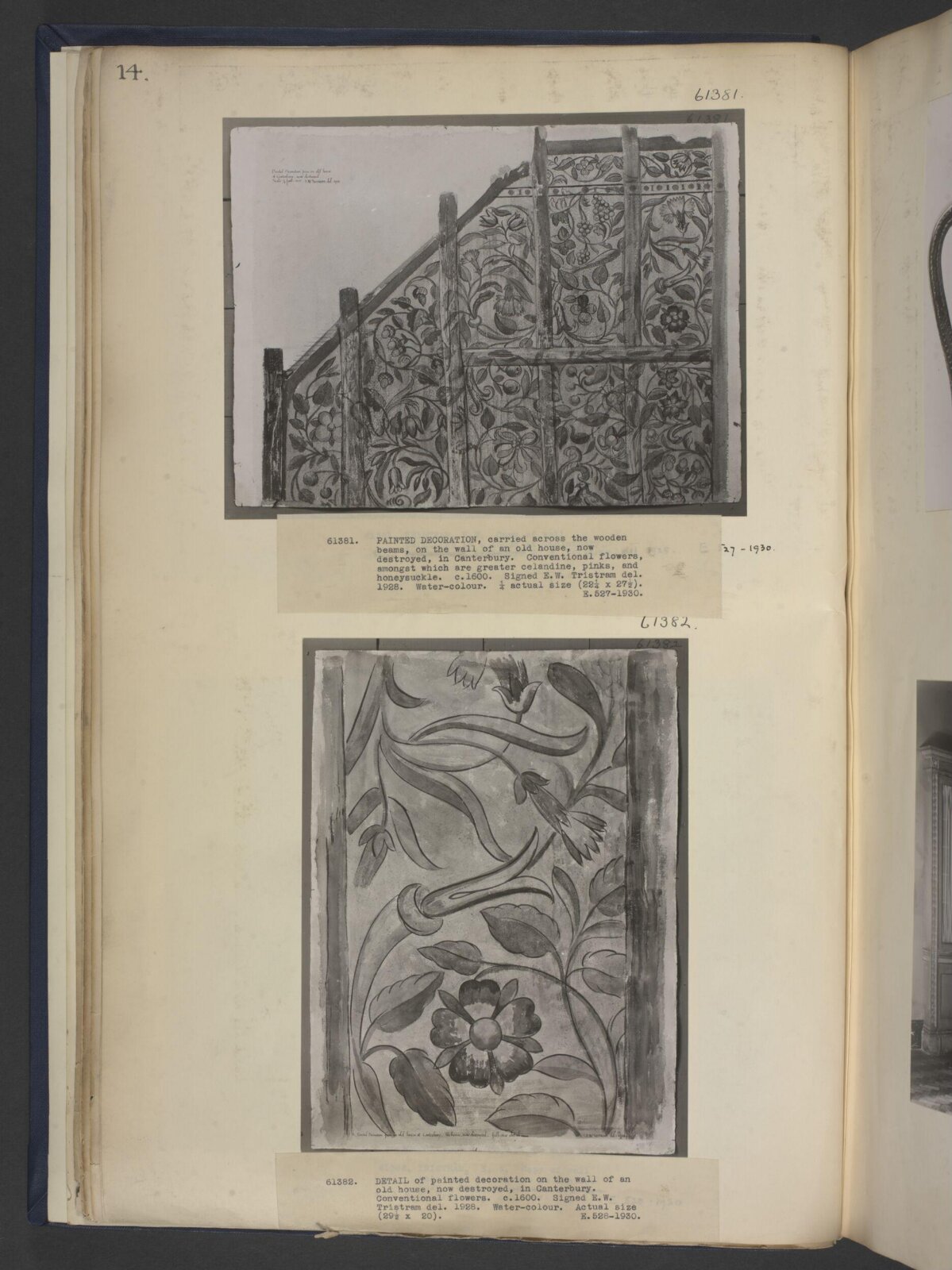 Drawing, Ernest William Tristram, 1928