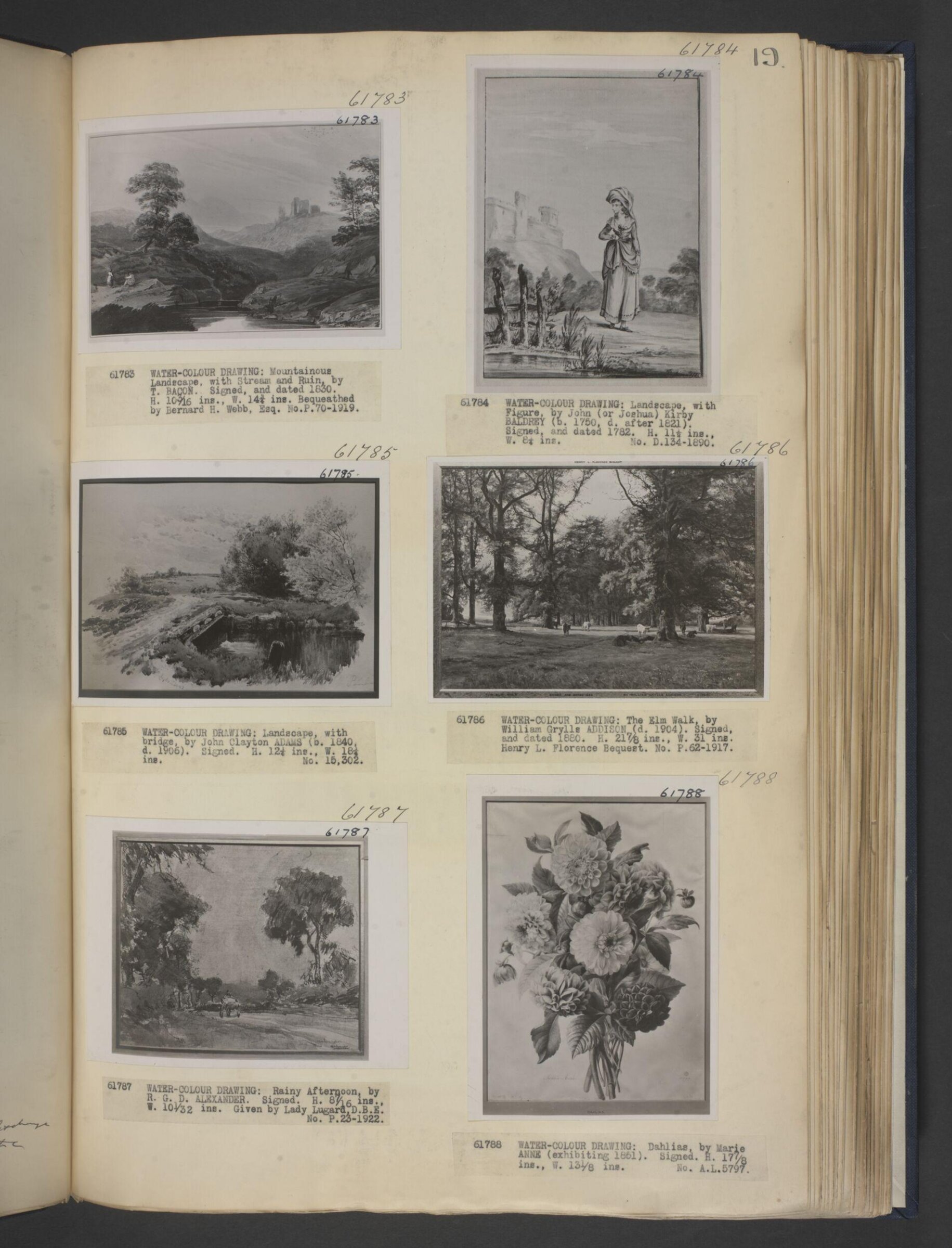 The Elm Walk.  A Wooded Park, William Grylls Addison, 1880