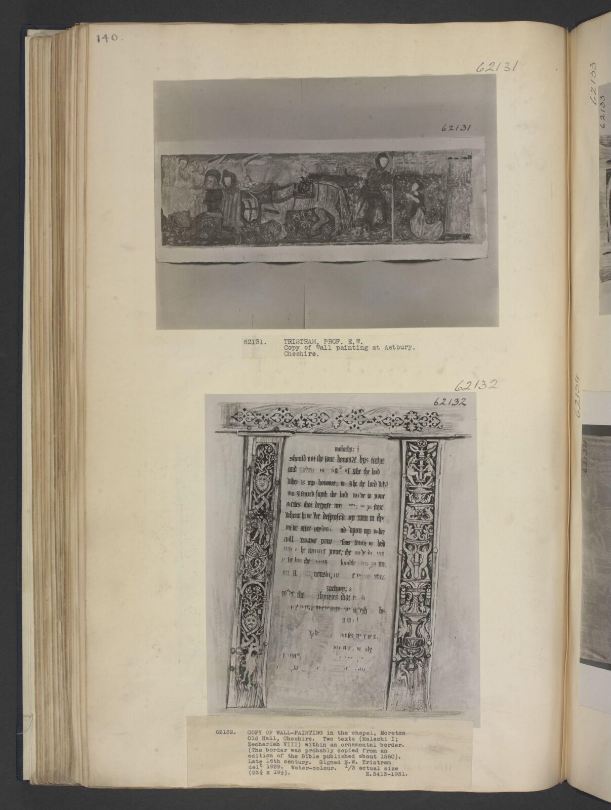 Drawing, Ernest William Tristram, 1929