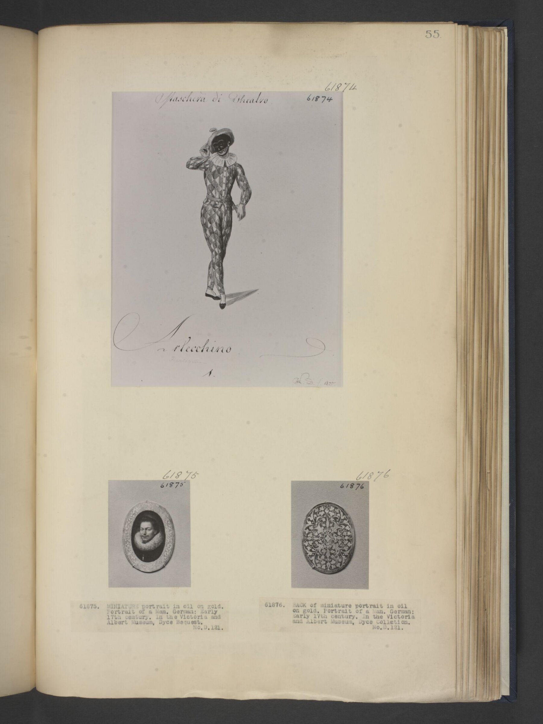 design for Maschera de Teatro, D. W., 1827