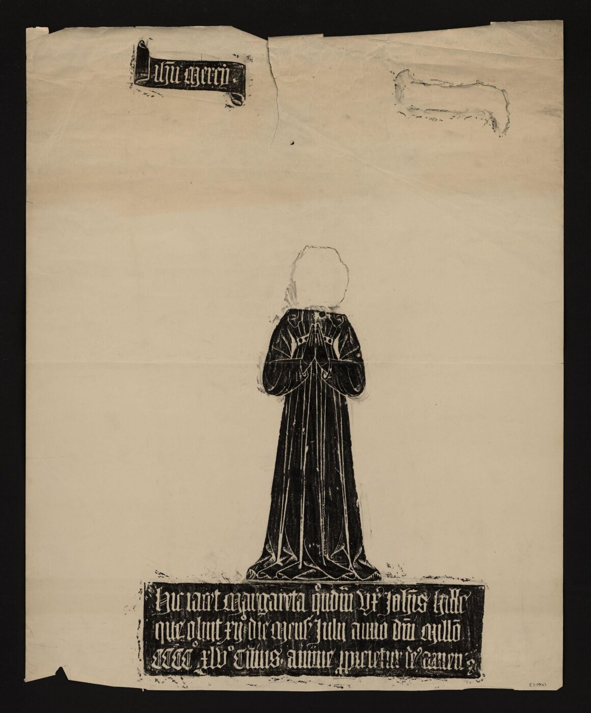 Unknown, Margaret, wife of John Hille