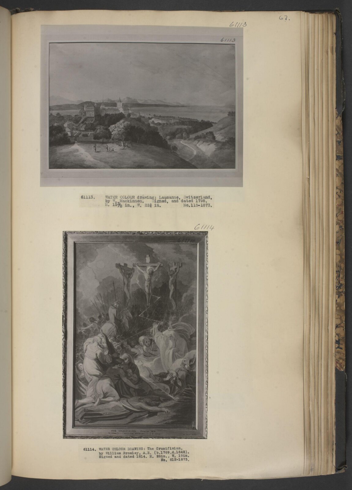 The Crucifixion, William Bromley, 1814