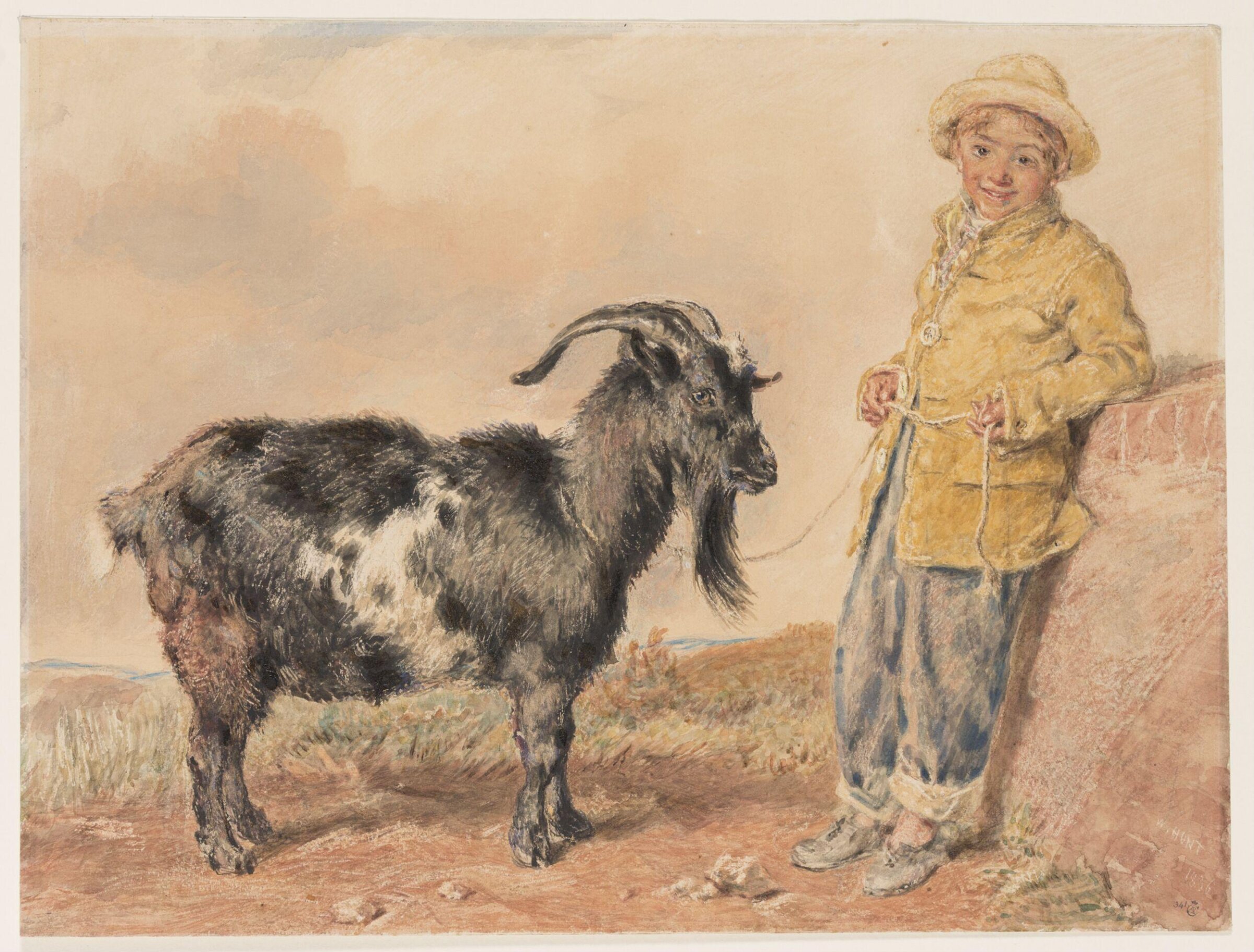 Boy and Goat, William Henry Hunt, 1836