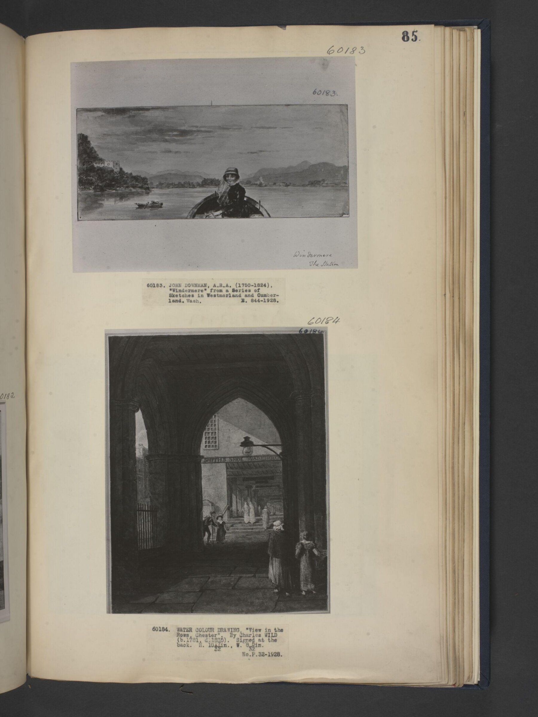 A Series of sketches on the spot made by J. Downman when he took a Tour of the Lakes in Westmoreland and Cummerland [sic] 1812, John Downman, 1812