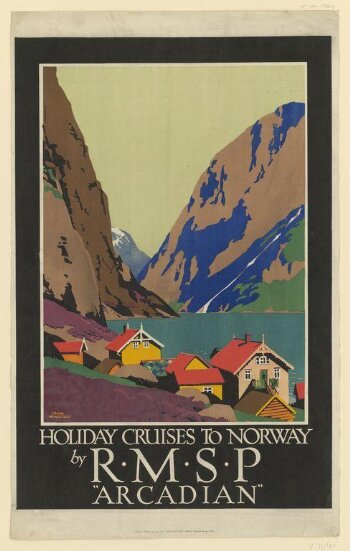 Holiday Cruises To Norway by R.M.S.P. "Arcadian"