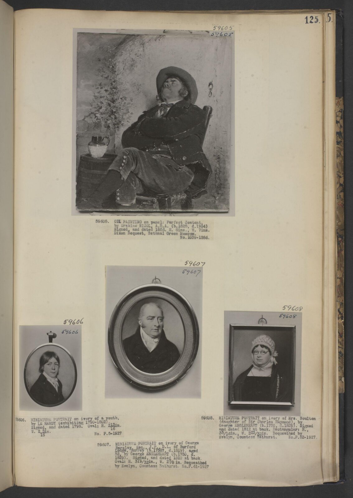 An unidentified youth, Thomas Le Hardy, 1798