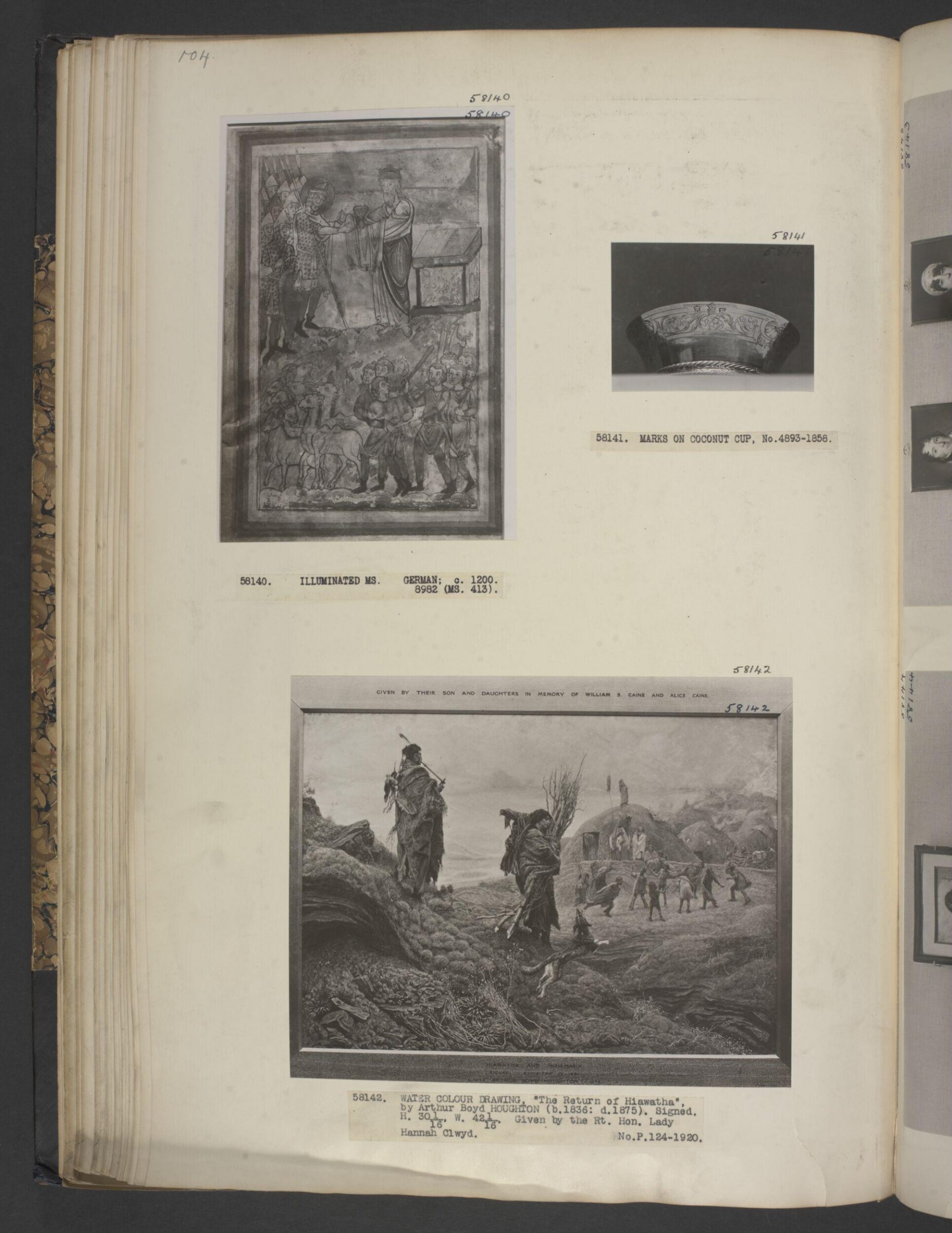 The Return of Haiwatha, Houghton, ca. 1855-1871