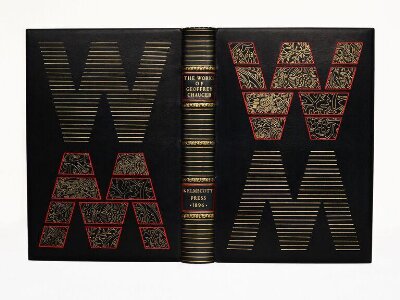 The 'Kelmscott Chaucer', bound by designer bookbinder Dominic Riley